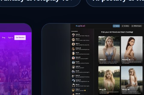 Aperçu visuel de Kupid AI