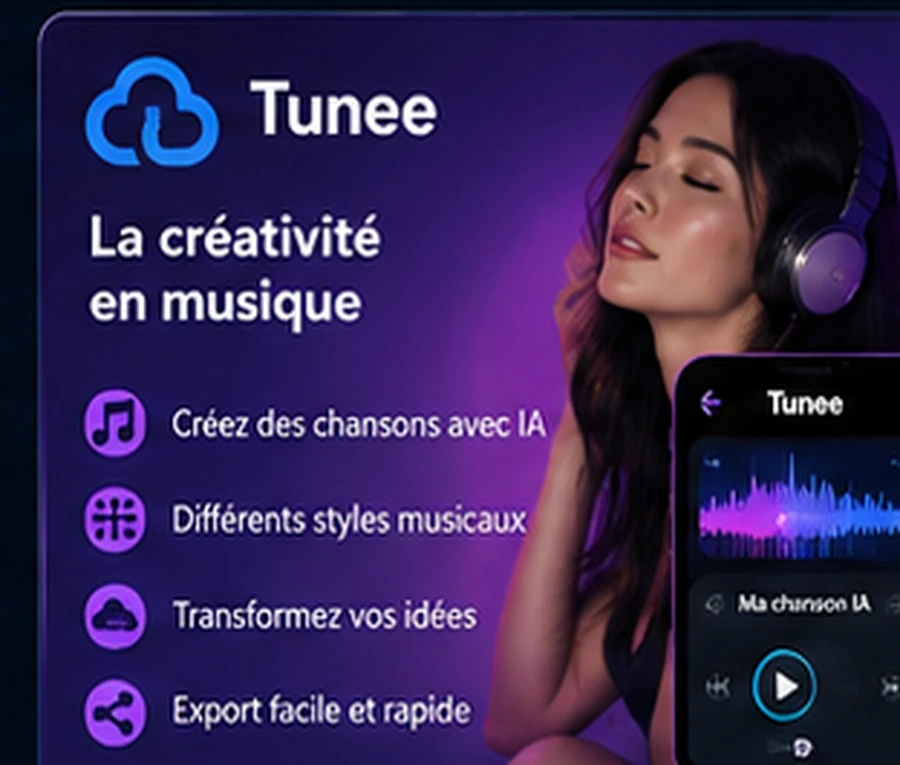 Visuel illustratif de Tunee AI
